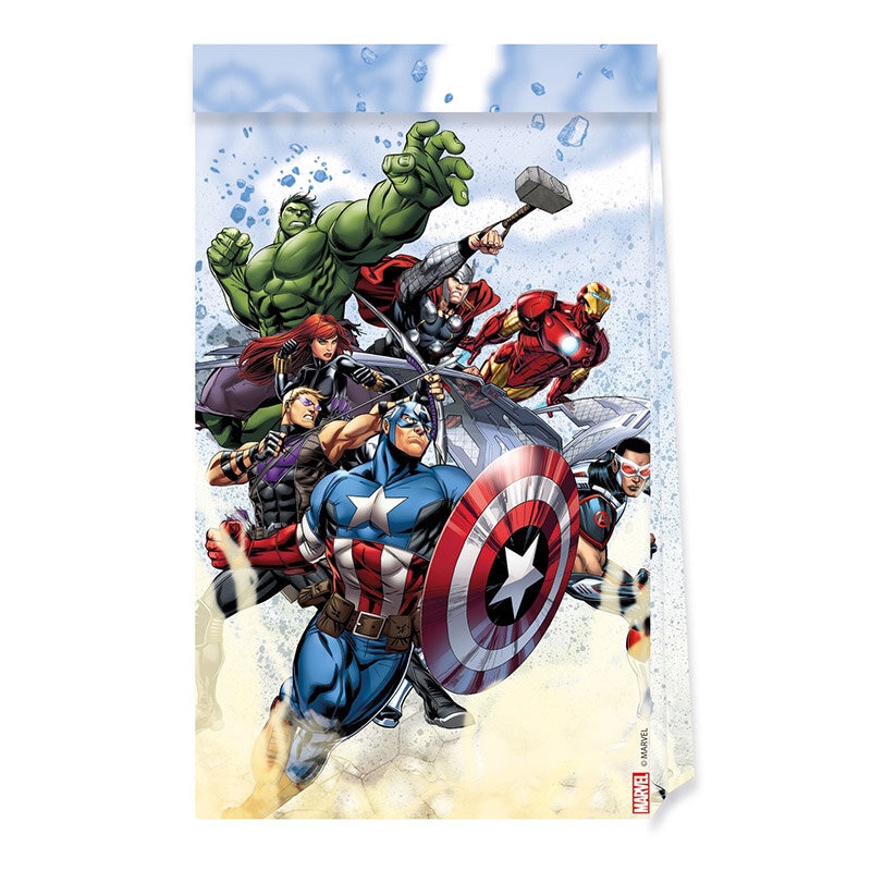 Avengers - Uitdeelzakjes papier 4 stuks