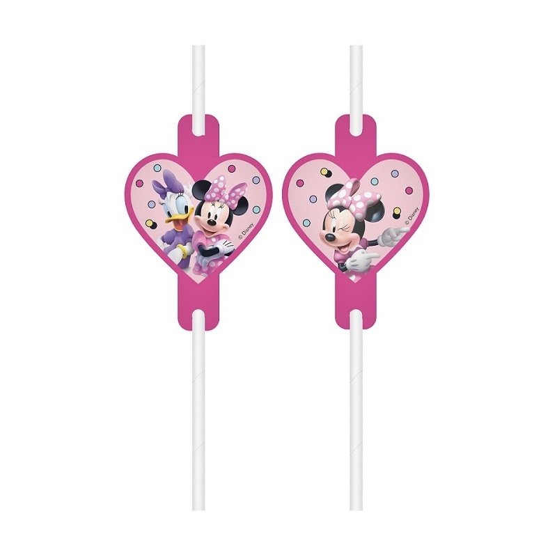 Minnie Mouse - Kartonnen rietjes 4 stuks