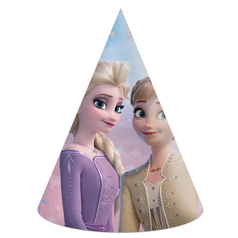 Frozen 2 Wind Spirit - Feesthoedjes 6 stuks