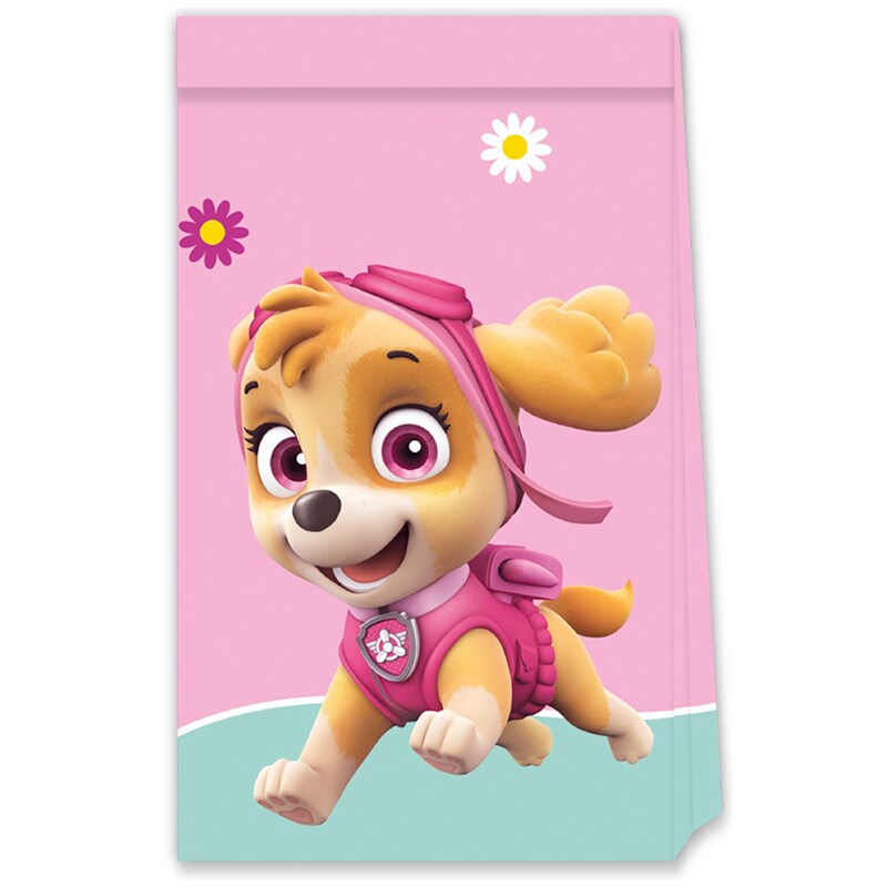 Paw Patrol Skye - Uitdeelzakjes van papier 4 stuks