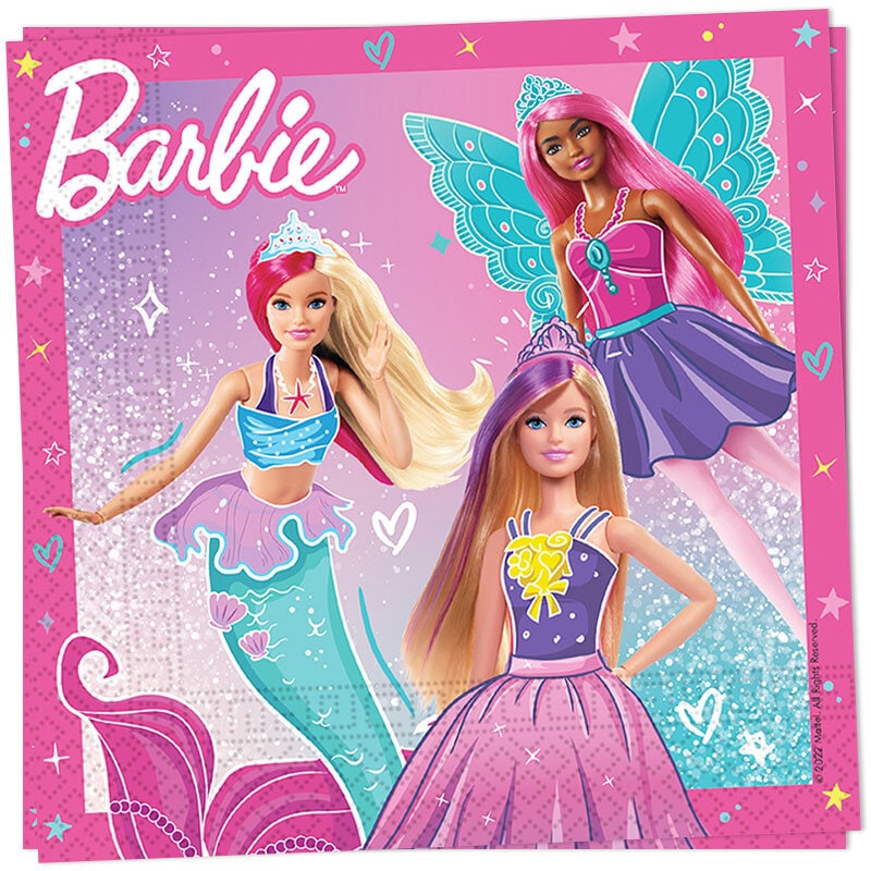 Barbie - Servetten 20 stuks