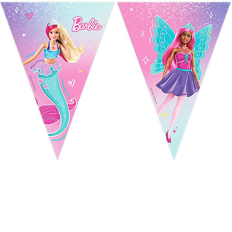 Barbie - Vlaggenlijn 230 cm
