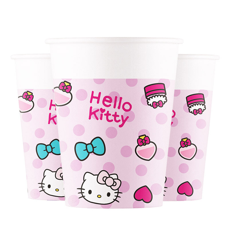 Hello Kitty - Bekers 8 stuks