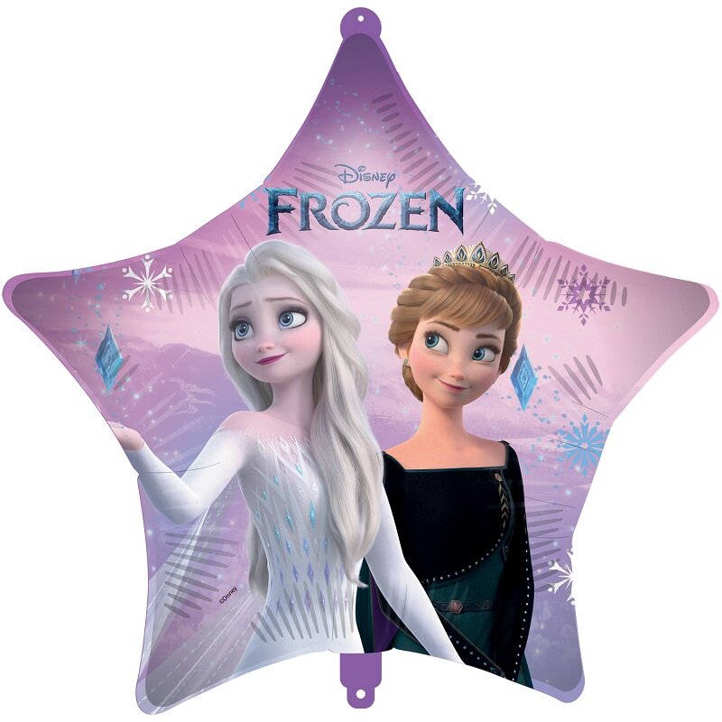 Disney Frozen - Stervormige Folieballon met ballongewicht