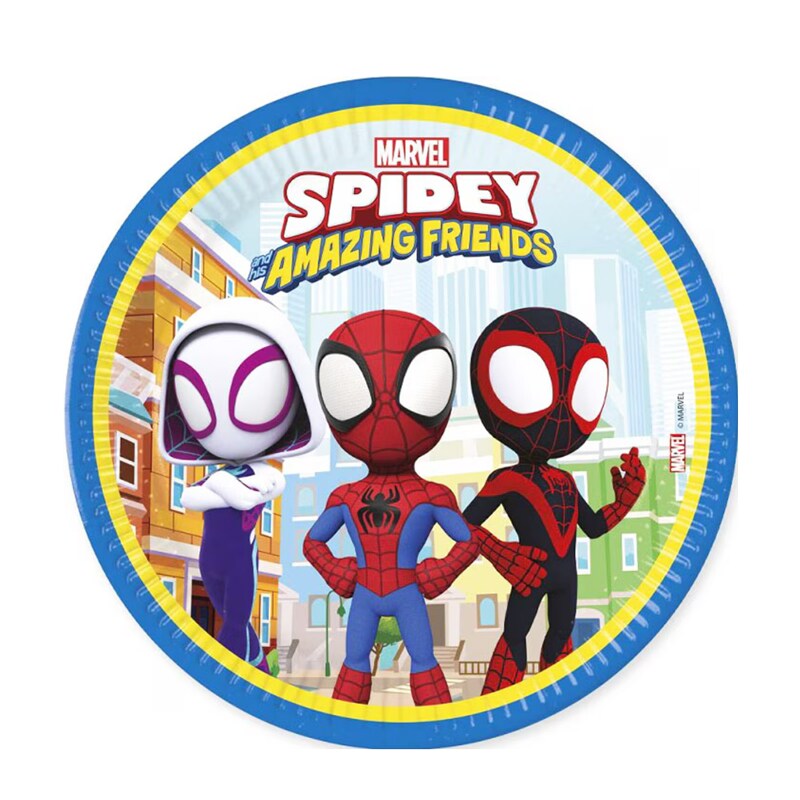 Spidey And His Amazing Friends - Bordjes 8 stuks