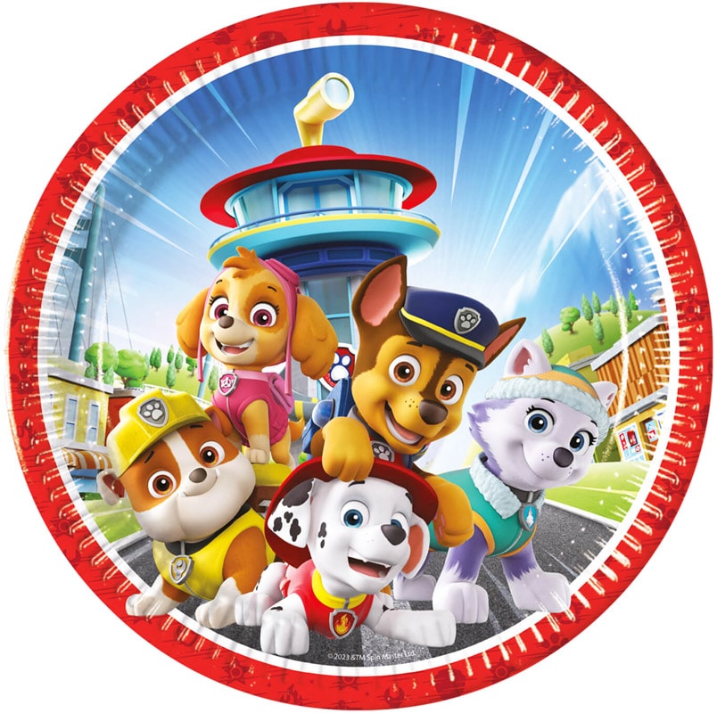 Paw Patrol Rescue Heroes - Bordjes 8 stuks