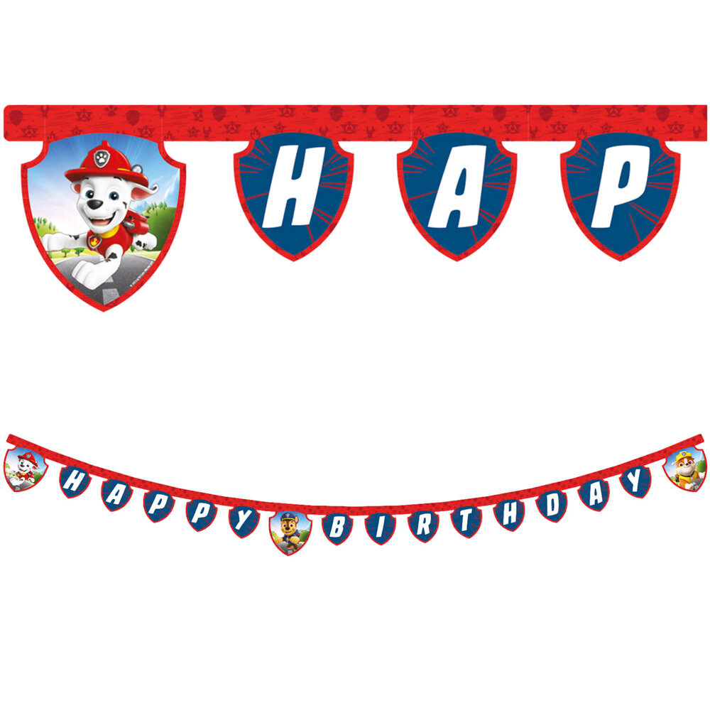 Paw Patrol Slinger Happy Birthday