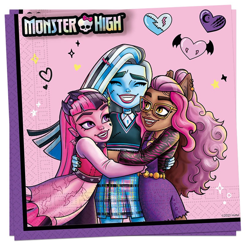 Monster High - Servetten 20 stuks