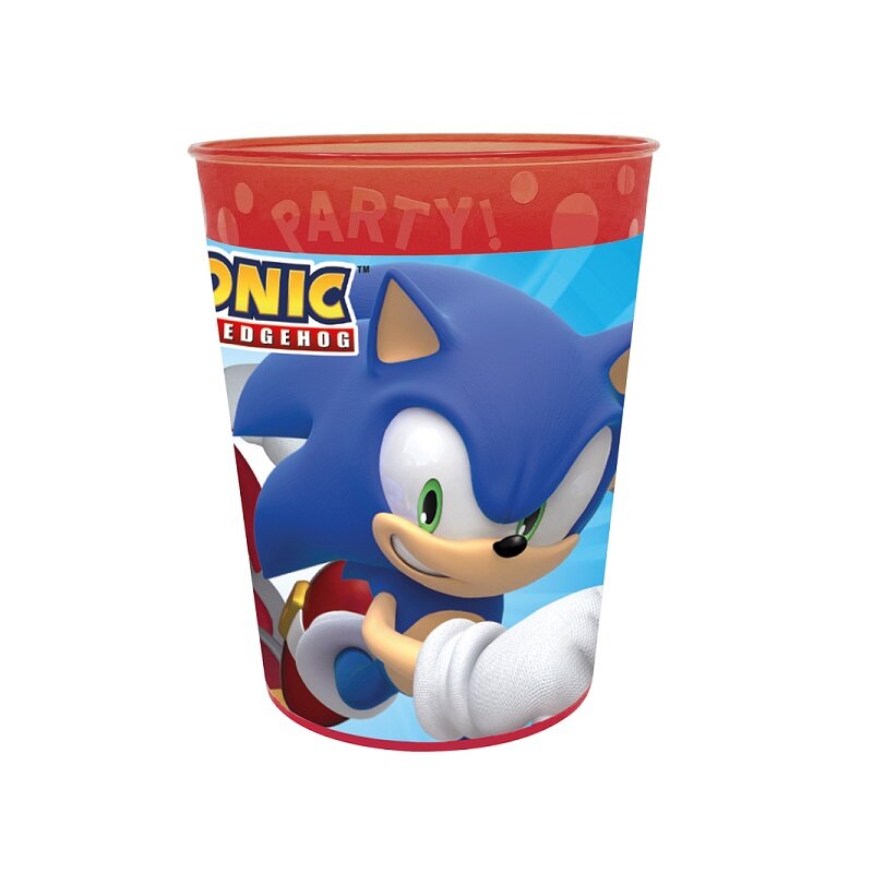 Sonic the Hedgehog - Plastic bekers 250 ml, 4-pack