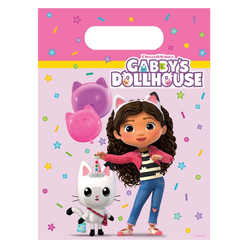 Gabby's Dollhouse - Uitdeelzakjes 6 stuks