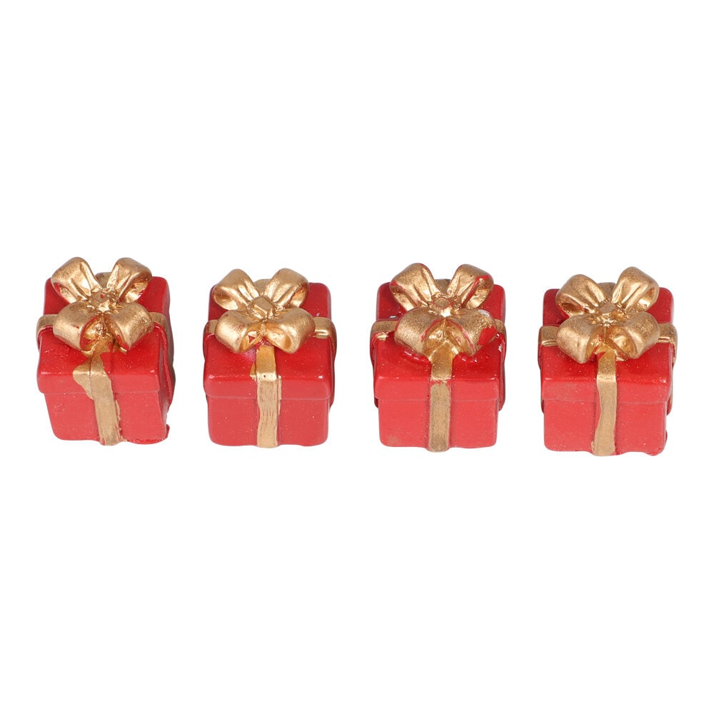 Accessoires voor kabouterdeurtjes - Kerstcadeautjes 4 stuks