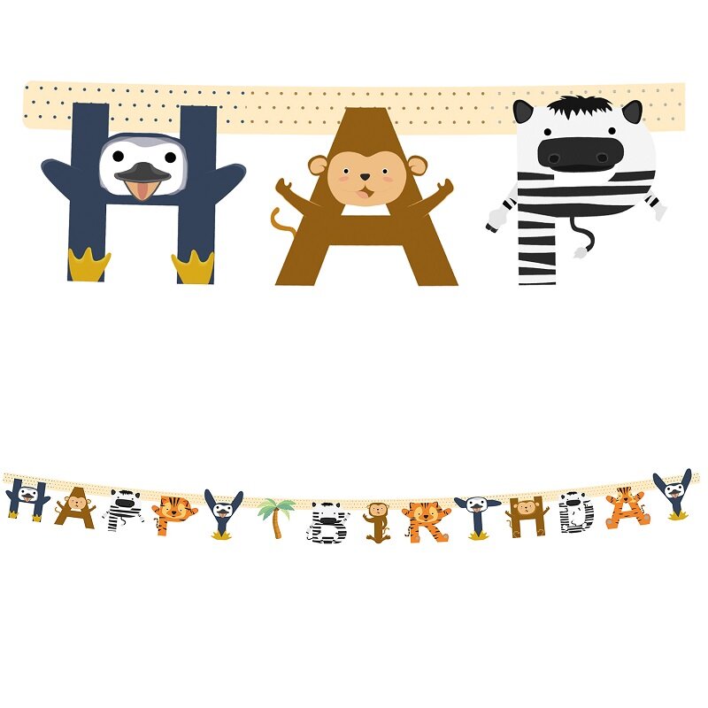 Zoo Animals - Slinger Happy Birthday
