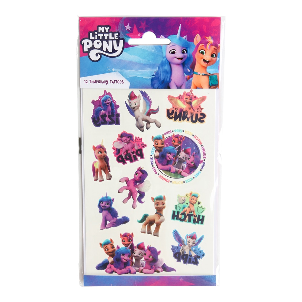 My Little Pony - Neptattoos voor kinderen 12 stuks