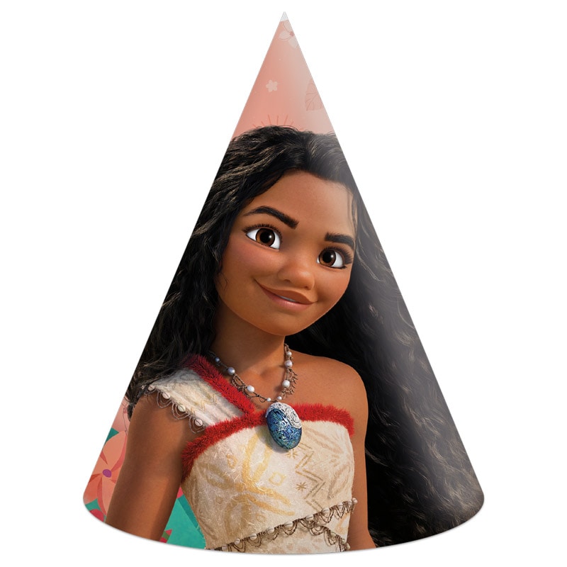 Vaiana 2 - Feesthoedjes 6 stuks
