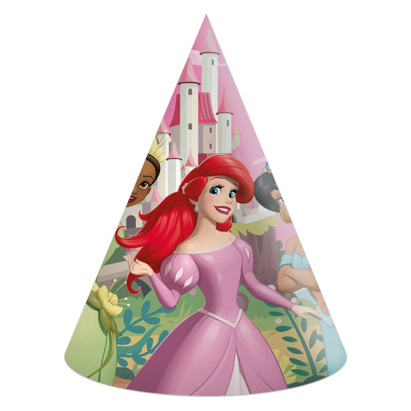 Disney Prinsessen - Feesthoedjes 6 stuks