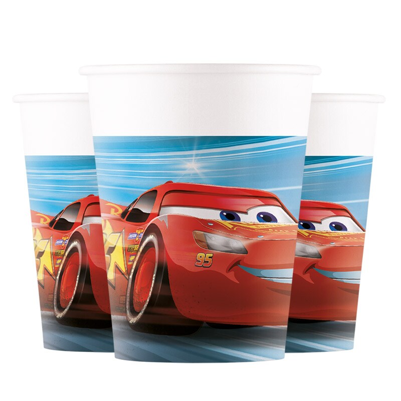 Disney Cars - Papieren bekers 8 stuks