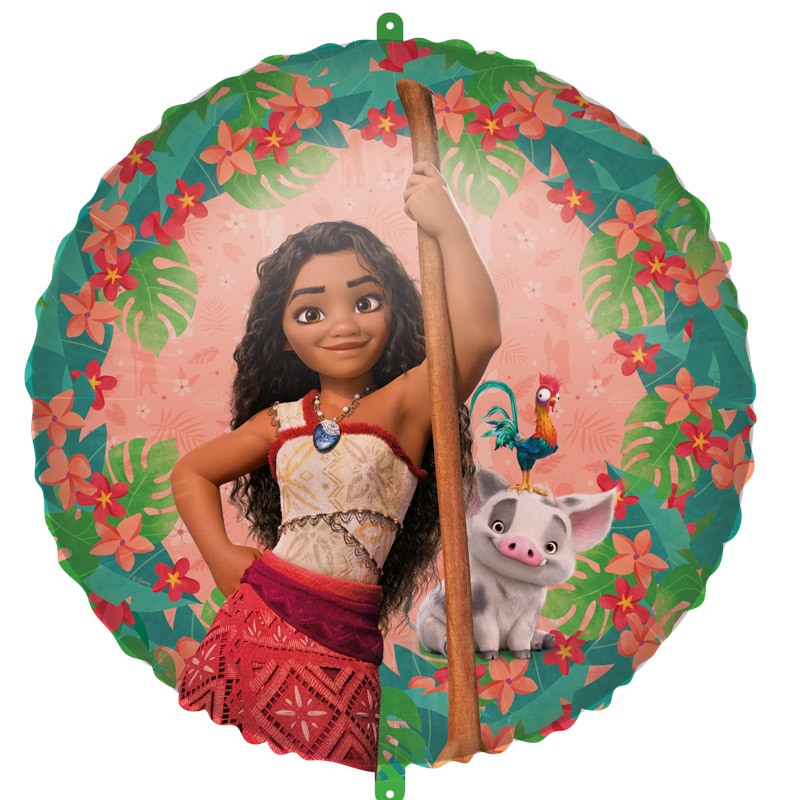 Vaiana 2 - Folieballon met ballongewicht 46 cm