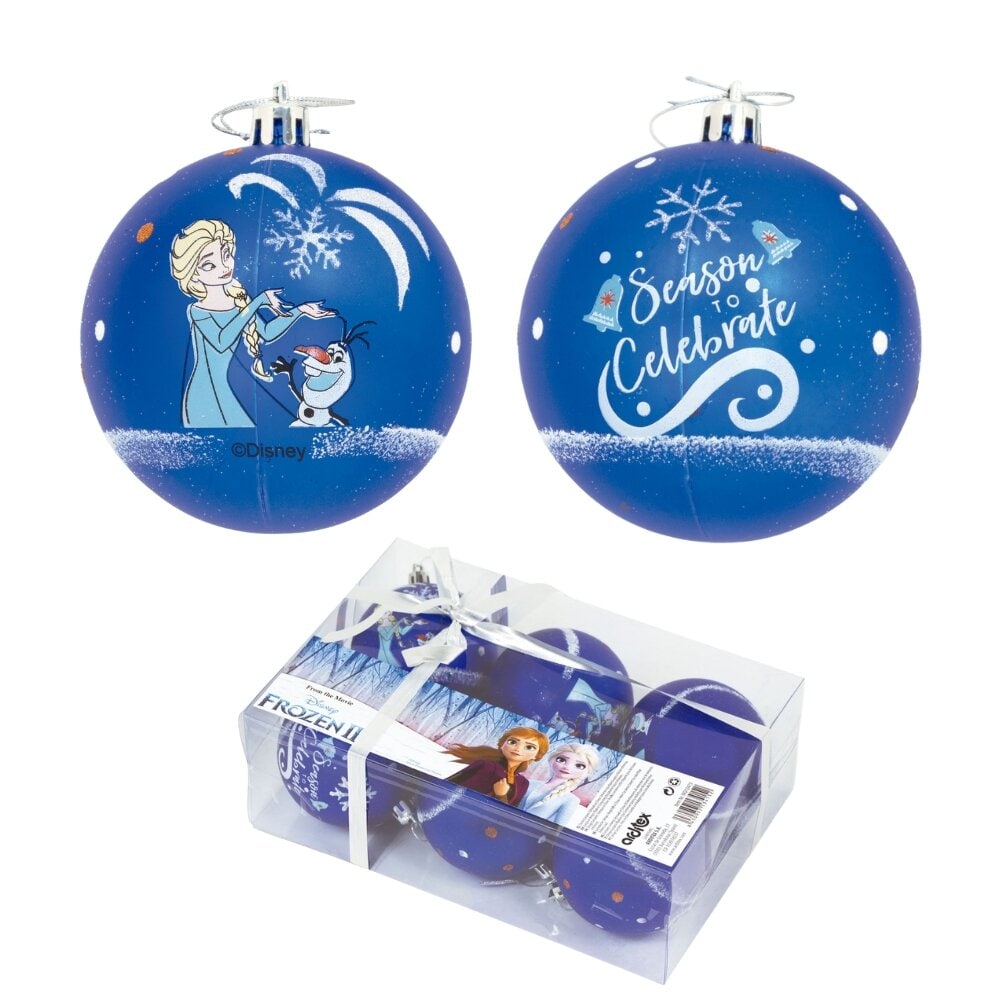 Kerstballen Disney Frozen 6 stuks