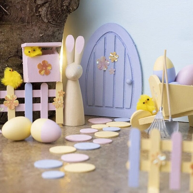 DIY Knutselset – Het magische deurtje van de paashaas