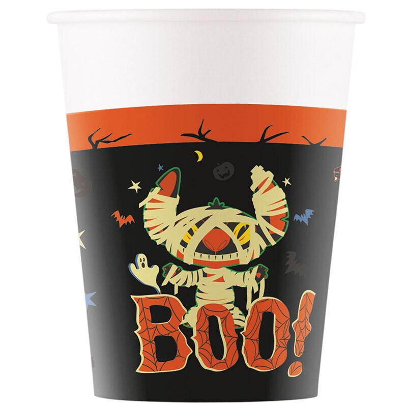 Lilo & Stitch Halloween - Papieren bekers 8 stuks