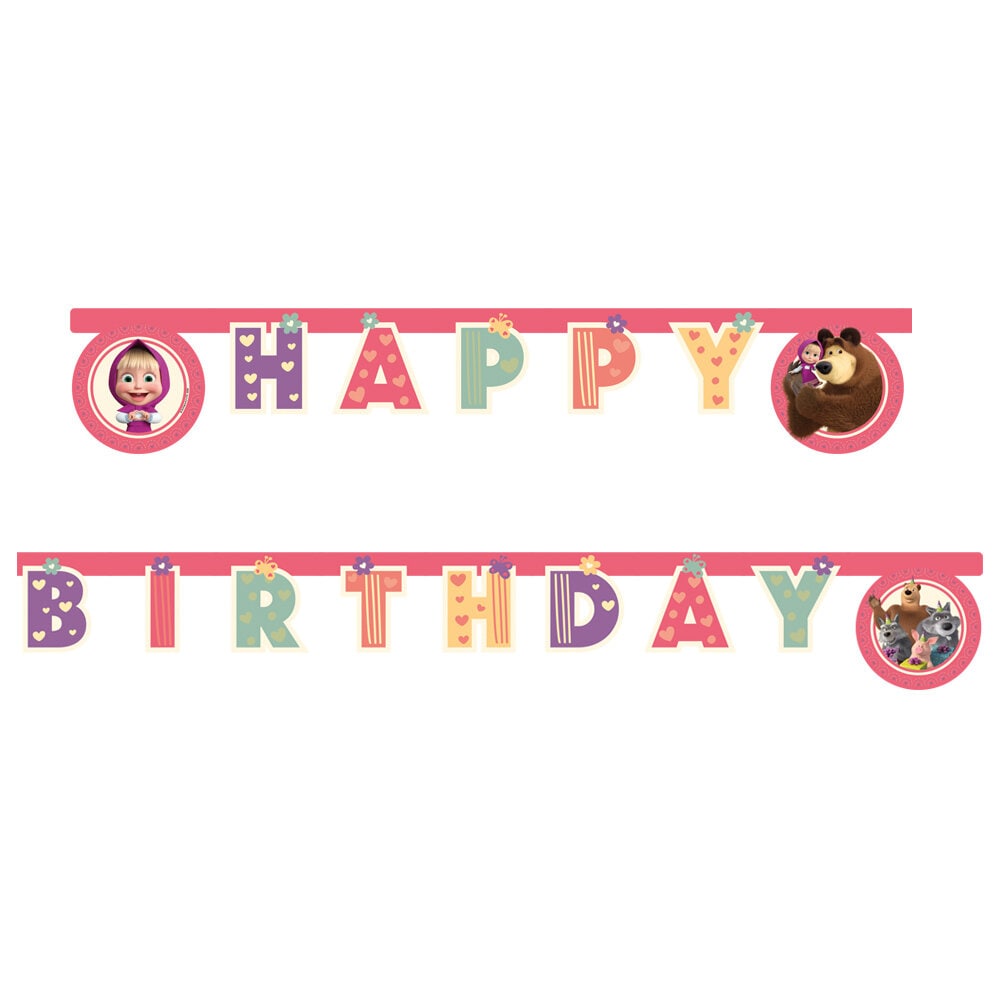 Masha en de Beer - Slinger Happy Birthday