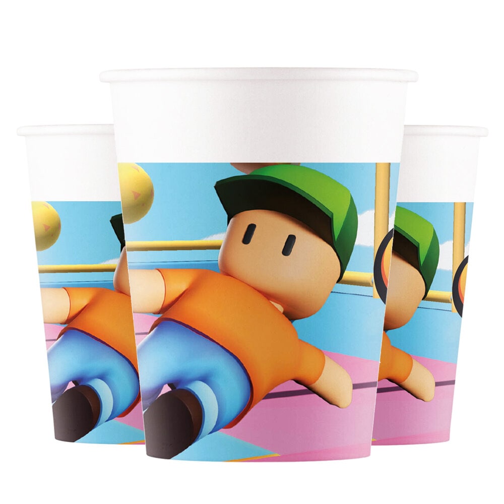 Stumble Guys - Papieren bekers 8 stuks