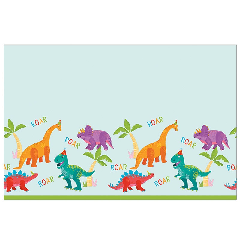 Dino Party Tafelkleed 120 x 180 cm