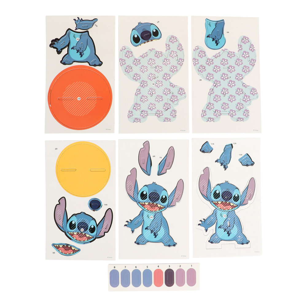 Lilo & Stitch - Bouwbare 3D Kartonnen Figuur