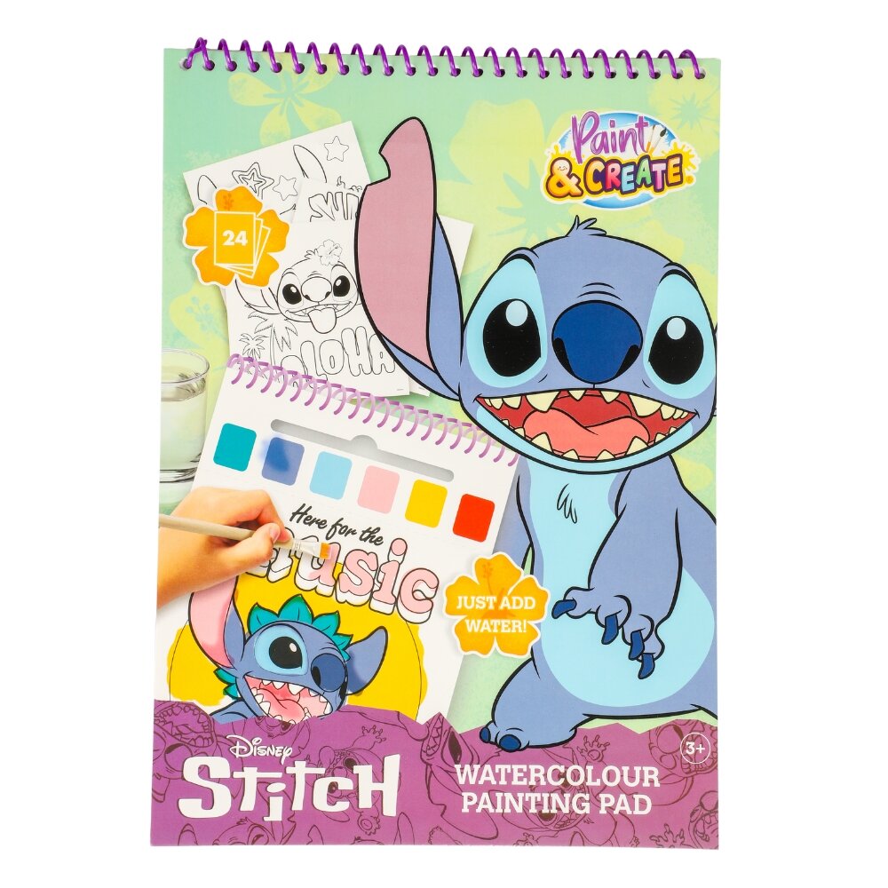 Stitch Kleurboek met waterverf