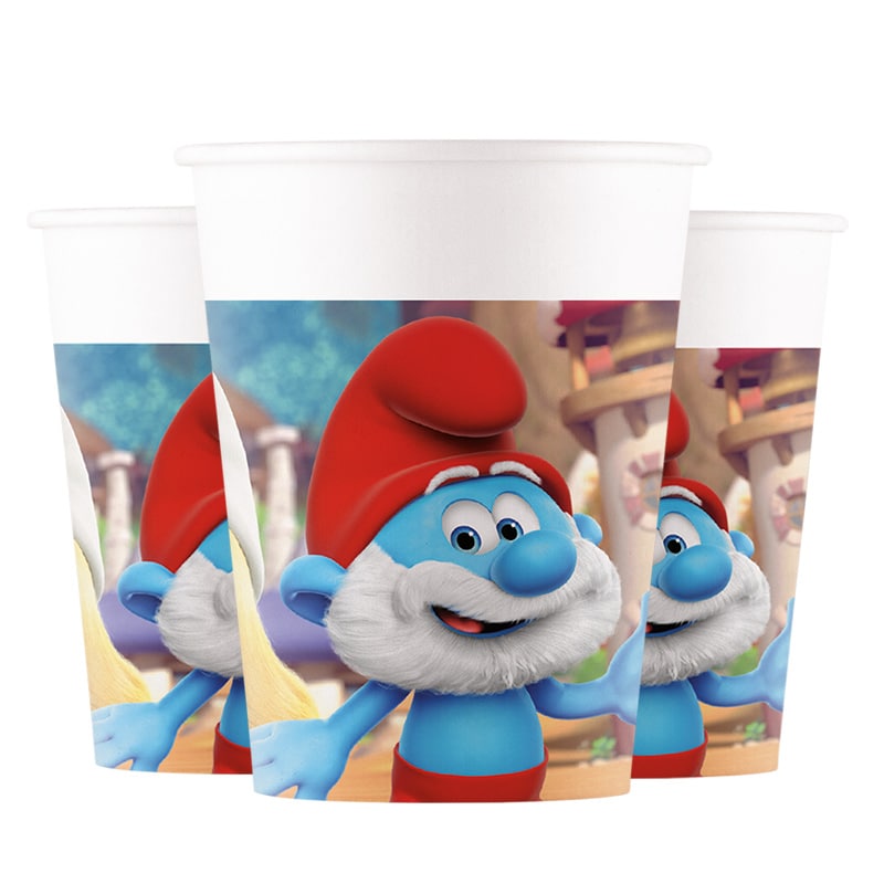 Smurfen Bekers 8 stuks