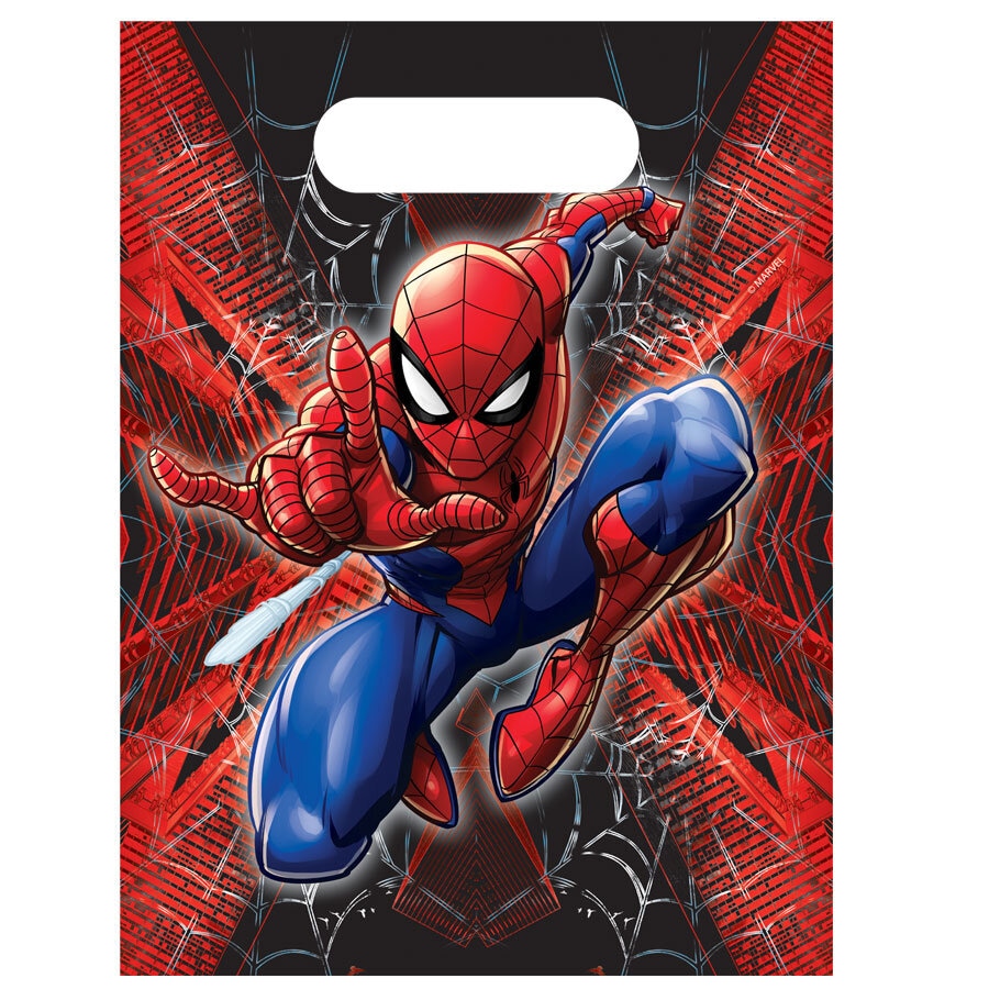 Spiderman Uitdeelzakjes 6 stuks