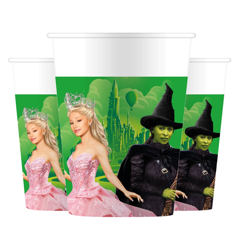 Wicked - Papieren Bekers 8 stuks