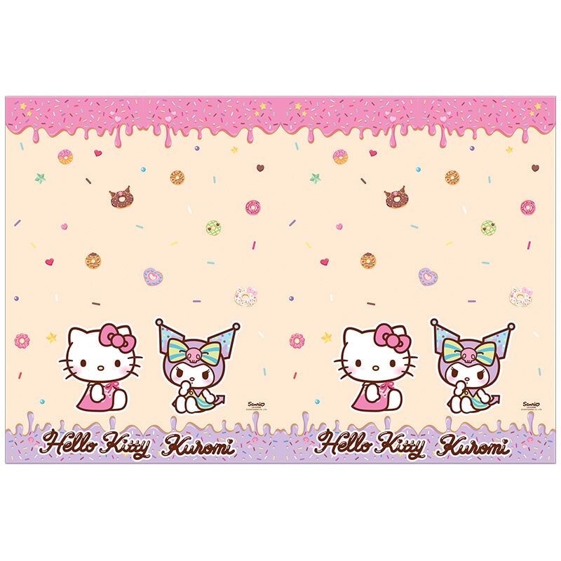 Hello Kitty & Kuromi - Tafelkleed 120 x 180 cm