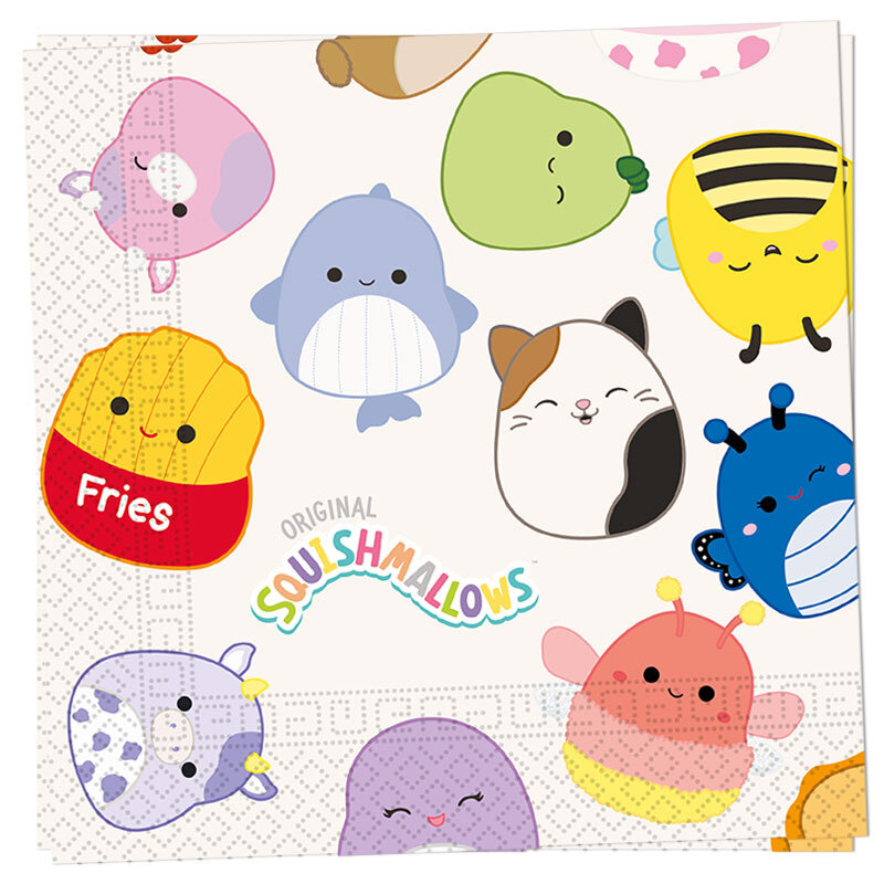 Squishmallows - Servetten 20 stuks