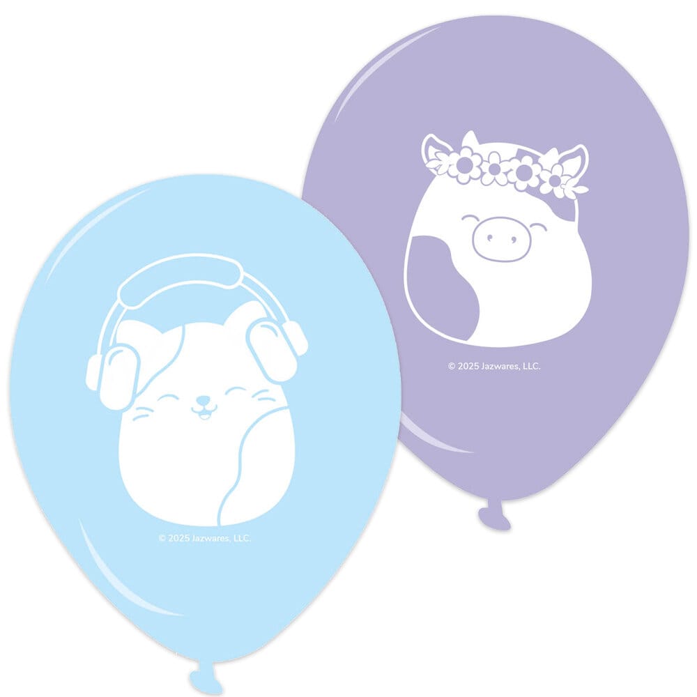 Squishmallows - Ballonnen 8 stuks