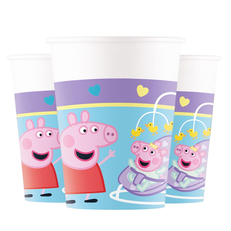 Peppa Pig Bekers 8 stuks