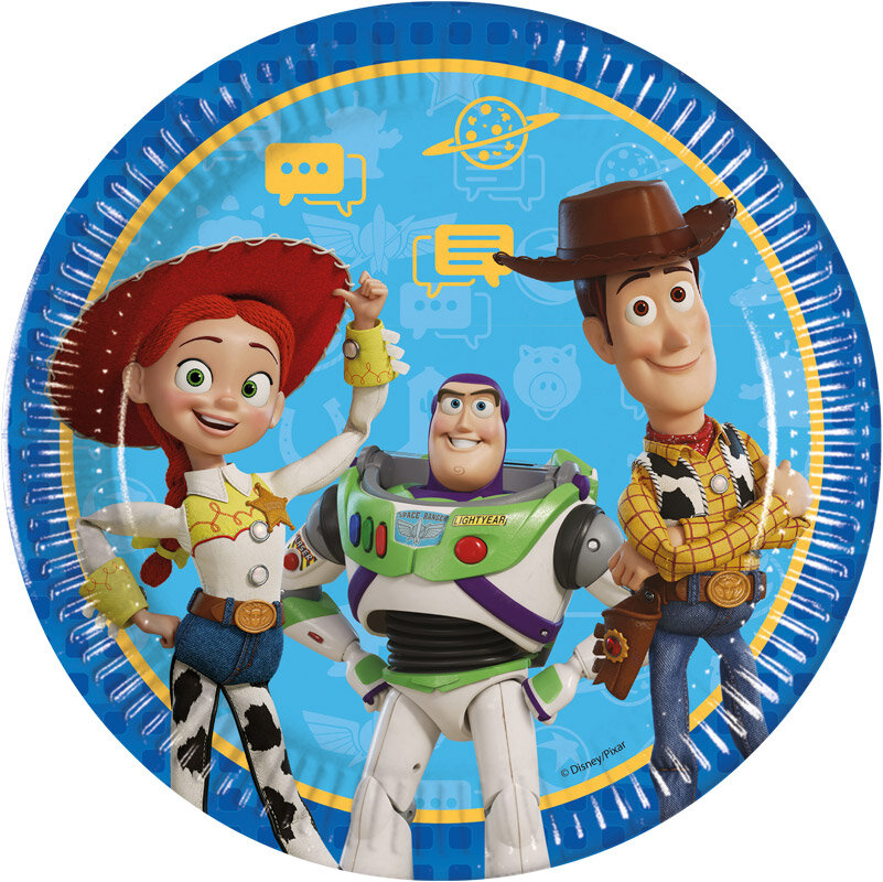 Toy Story 5 Borden 8 stuks