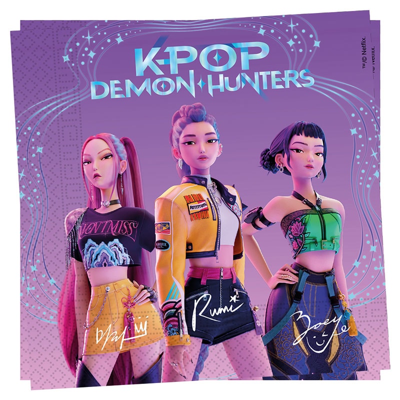 K-Pop Demon Hunters servetten 20 stuks