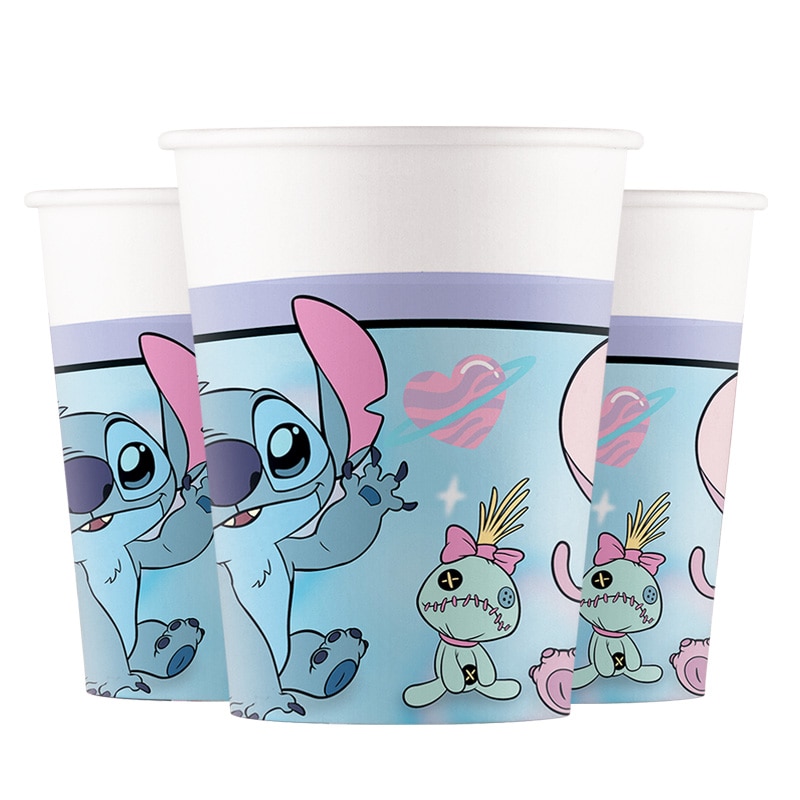 Stitch & Angel Bekers 8 stuks