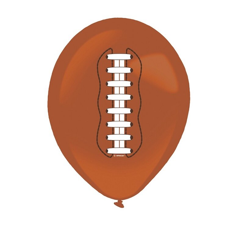 Amerikaans Voetbal - Ballonnen 6 stuks