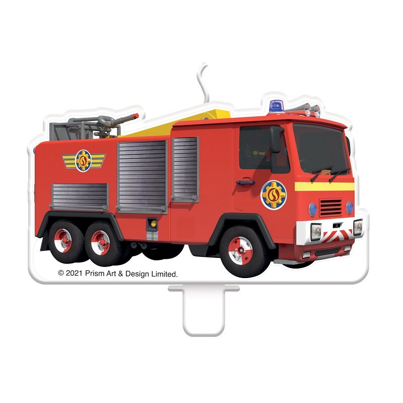 Brandweerman Sam - Taartkaars 9 x 5 cm