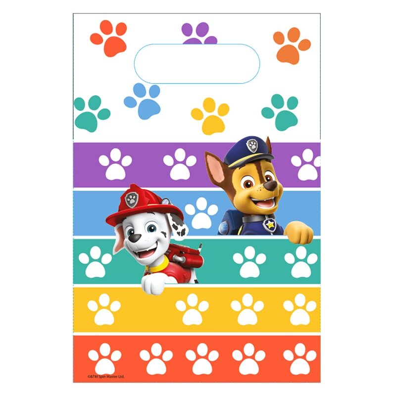 Paw Patrol Party - Uitdeelzakjes papieren 8 stuks