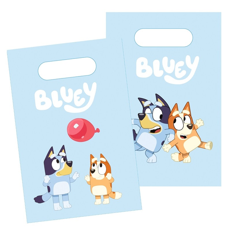 Bluey - Uitdeelzakjes van papier 8 stuks