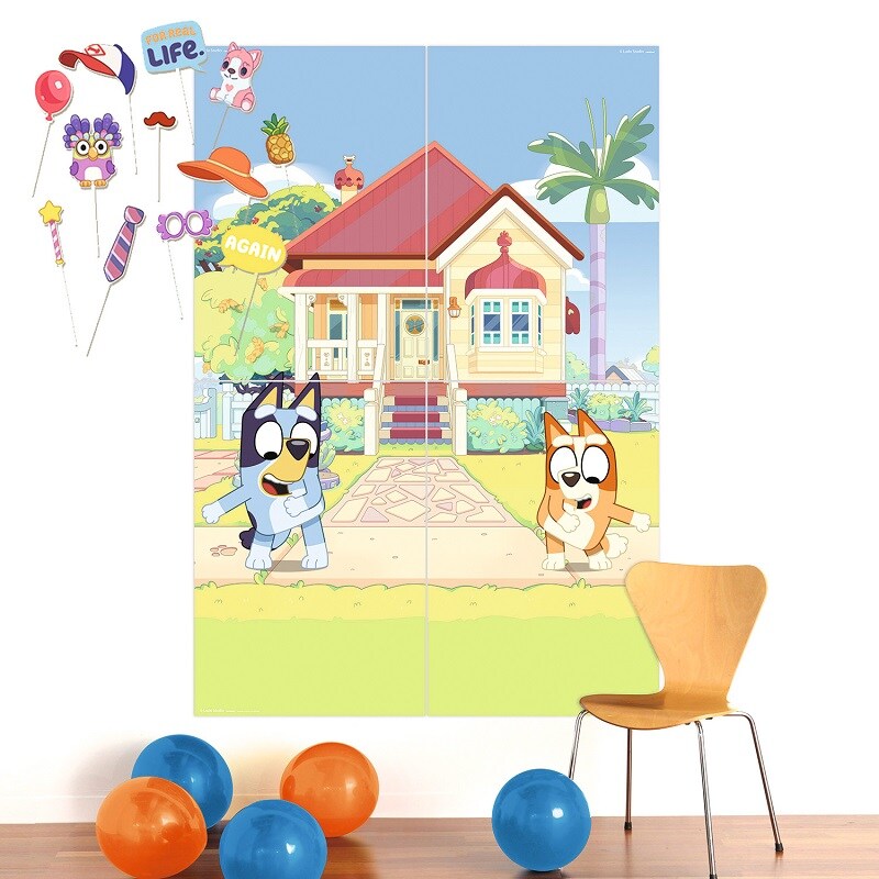 Bluey - Wanddecoraties 6 delig