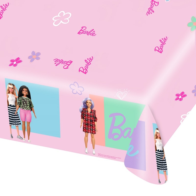 Barbie Sweet Life - Tafelkleed van papier 120 x 180 cm