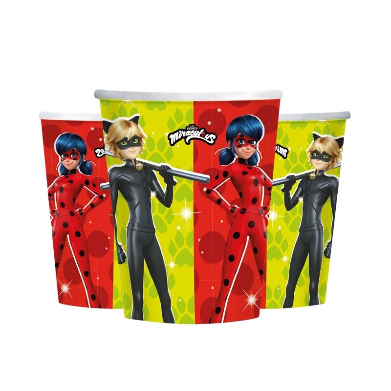Miraculous Ladybug - Bekers 8 stuks