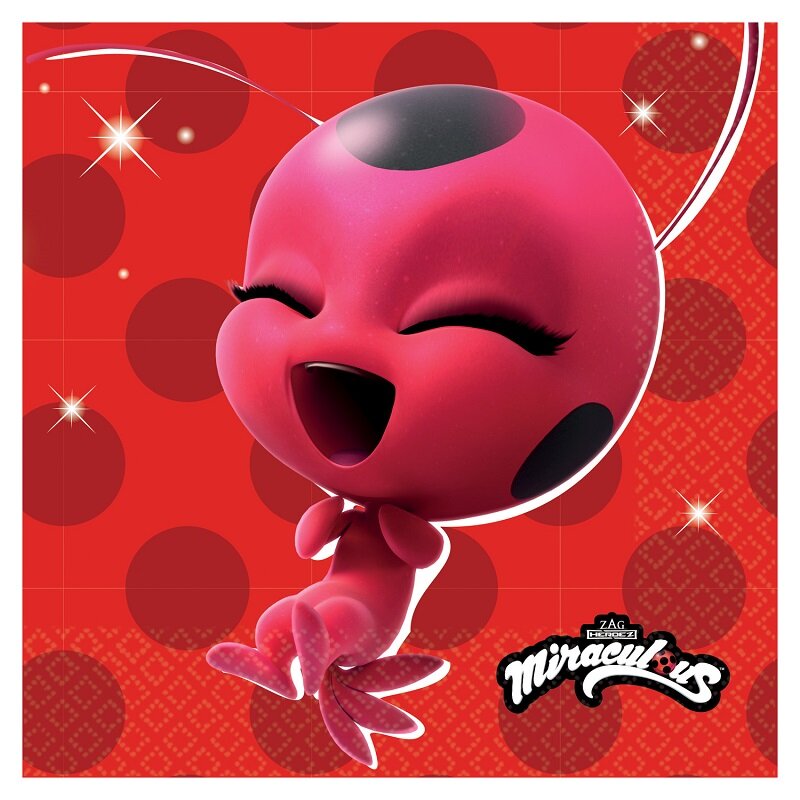 Miraculous Ladybug - Servetten 16 stuks
