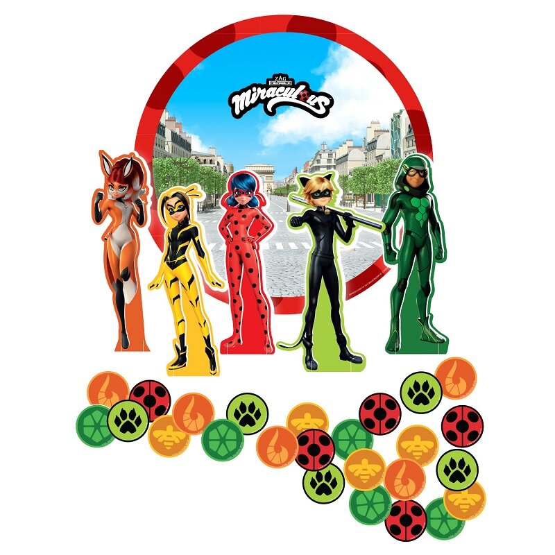 Miraculous Ladybug - Tafeldecoraties 6 stuks