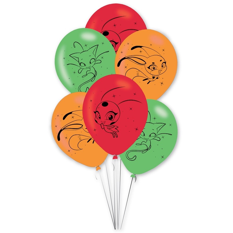 Miraculous Ladybug - Ballonnen 6 stuks