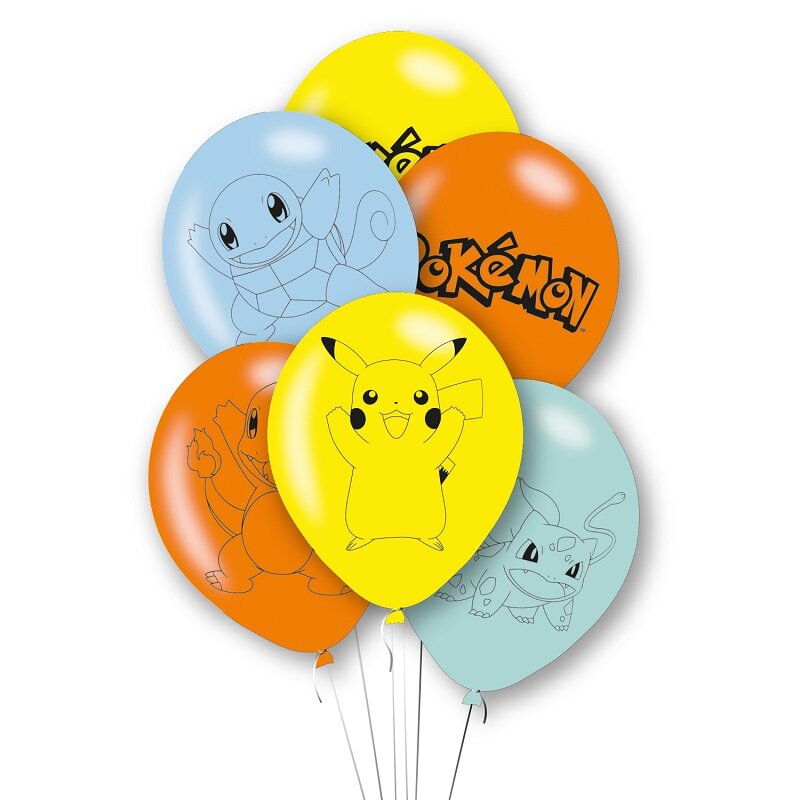 Pokémon - Ballonnen 6 stuks